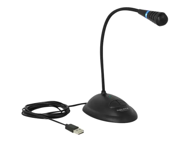 Delock Mikrofon - USB - Schwarz 65871
