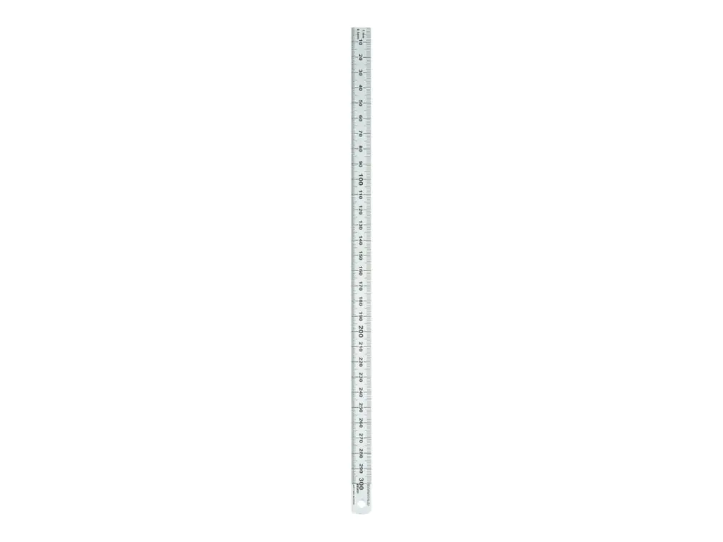 RUMOLD Lineal 323703 30cm Edelstahl silber