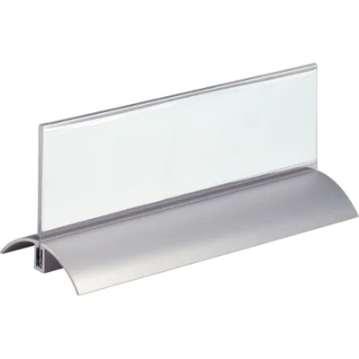 DURABLE Tischnamensschild Desk Presenter 820219 61x210mm tr 2St. DURABLE Tischnamensschild Desk Presenter 820219 61x210mm tr 2St.
