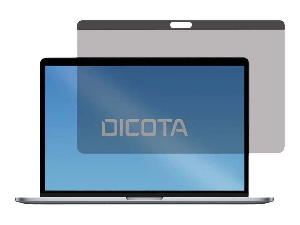 Dicota Secret - Blickschutzfilter für Notebook - 2-Wege - entfernbar - magnetisch - 38.1 cm (15") - Schwarz - für Apple MacBook Pro 15.4" (Late 2016, Mid 2017, Mid 2018)