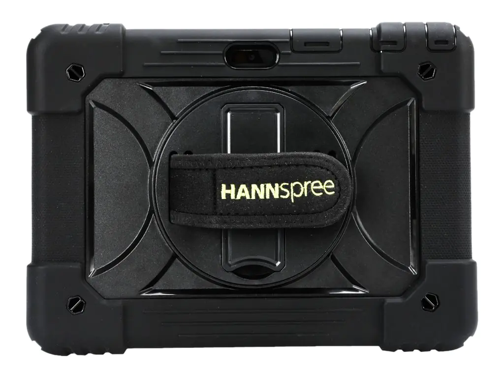 Hannspree - Schutzhülle hintere Abdeckung für Tablet - widerstandsfähig - mit Ständer - Silikonhülle, Kunststoffrahmen - 13.3" - für HANNSpad Zeus (13.3 Zoll); Pad Zeus 2 (13.3 Zoll)