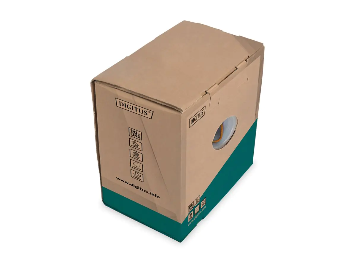 DIGITUS CAT 7 S/FTP Datenkabel - Verlegekabel, 50 m, Simplex, Dca-s2, d1, a1 DK-1743-VH-050