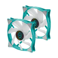 Iceberg Thermal IceGale - Gehäuselüfter - 140 mm - teal (Packung mit 2)