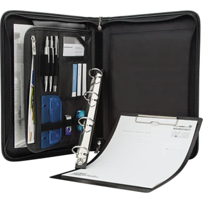 WEDO Konferenzmappe Elegance 585001 DIN A4 Kunstleder schwarz WEDO Konferenzmappe Elegance 585001 DIN A4 Kunstleder schwarz