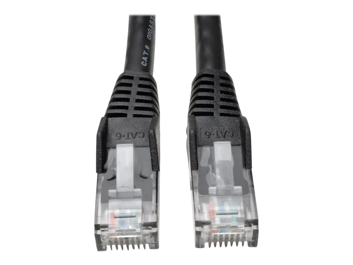 Eaton Tripp Lite Series Cat6 Gigabit Snagless Molded (UTP) Ethernet Cable (RJ45 M/M), PoE, Black, 6 ft. (1.83 m) - Patch-Kabel - RJ-45 (M) zu RJ-45 (M) - 1.83 m - UTP - CAT 6 - IEEE 802.3ba - geformt, ohne Haken, verseilt - Schwarz Eaton Tripp Lite Series Cat6 Gigabit Snagless Molded (UTP) Ethernet Cable (RJ45 M/M), PoE, Black, 6 ft. (1.83 m) - Patch-Kabel - RJ-45 (M) zu RJ-45 (M) - 1.83 m - UTP - CAT 6 - IEEE 802.3ba - geformt, ohne Haken, verseilt - Schwarz