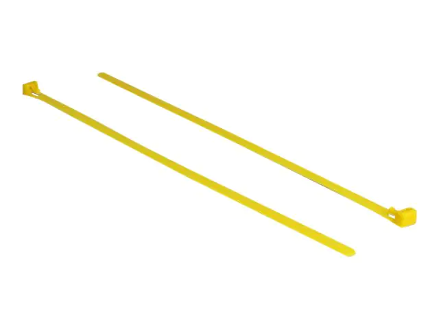 DeLOCK - Kabelbinder - 30 cm - Gelb (Packung mit 100)