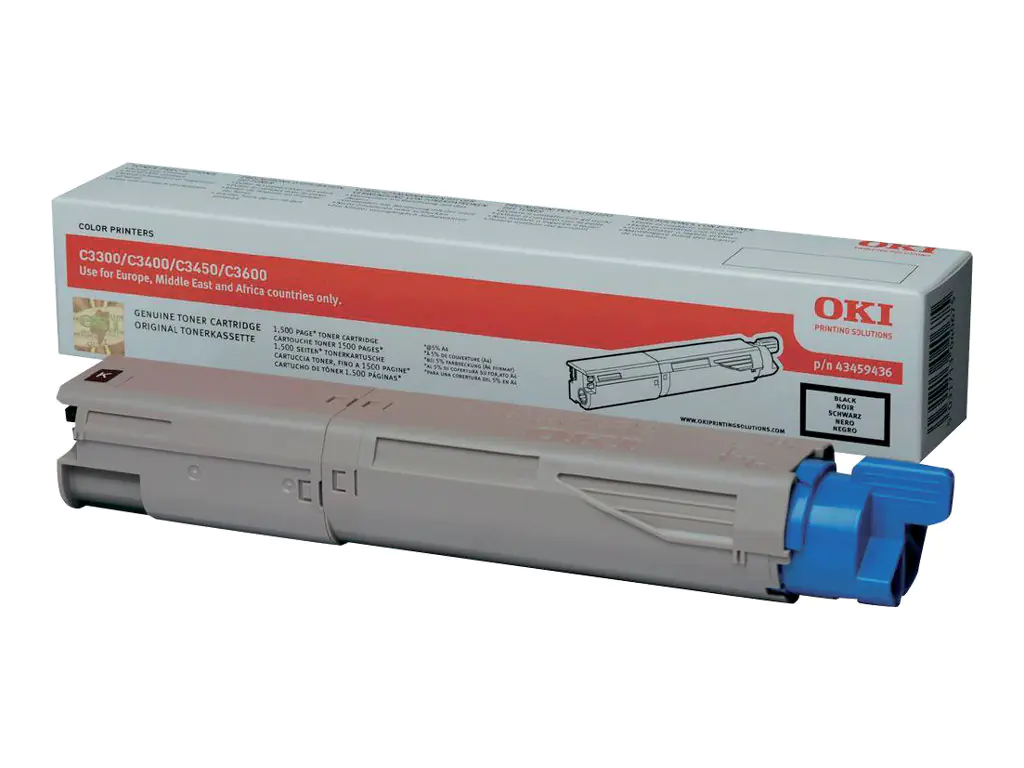 Oki - Schwarz - Original - Tonerpatrone - für C3300n, 3400n, 3450n, 3600n