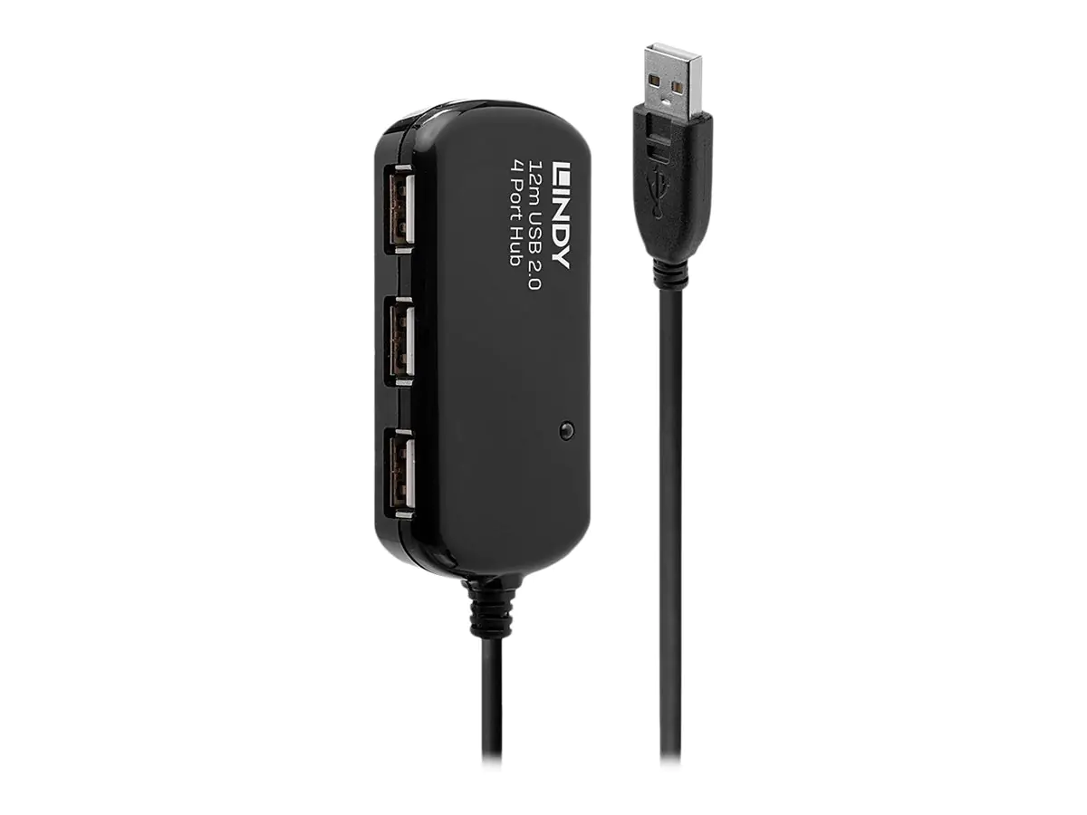 Lindy USB 2.0 Active Extension Pro 4 Port Hub 42783