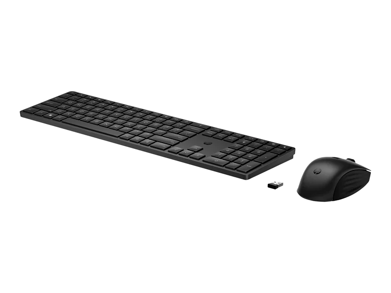HP 655 - Tastatur-und-Maus-Set - kabellos - 2.4 GHz - QWERTZ - Deutsch - Schwarz - für Pro x360 Fortis 11 G9 Notebook; ProBook 445 G9 Notebook
