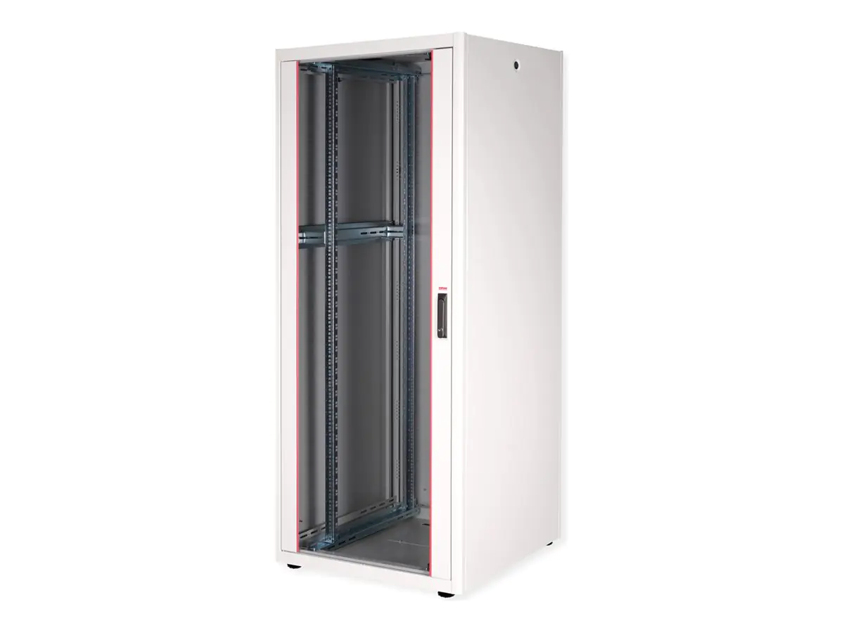 ROTRONIC-SECOMP Roline Basic - Schrank Netzwerkschrank - Glas Tür - Hellgrau, RAL 7035 - ROTRONIC-SECOMP Roline Basic - Schrank Netzwerkschrank - Glas Tür - Hellgrau, RAL 7035 -