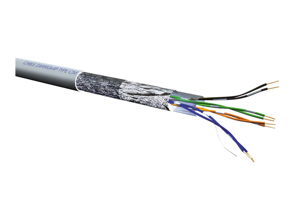 Roline - Bulkkabel - 100 m - SFTP - CAT 5e - verseilt - Grau