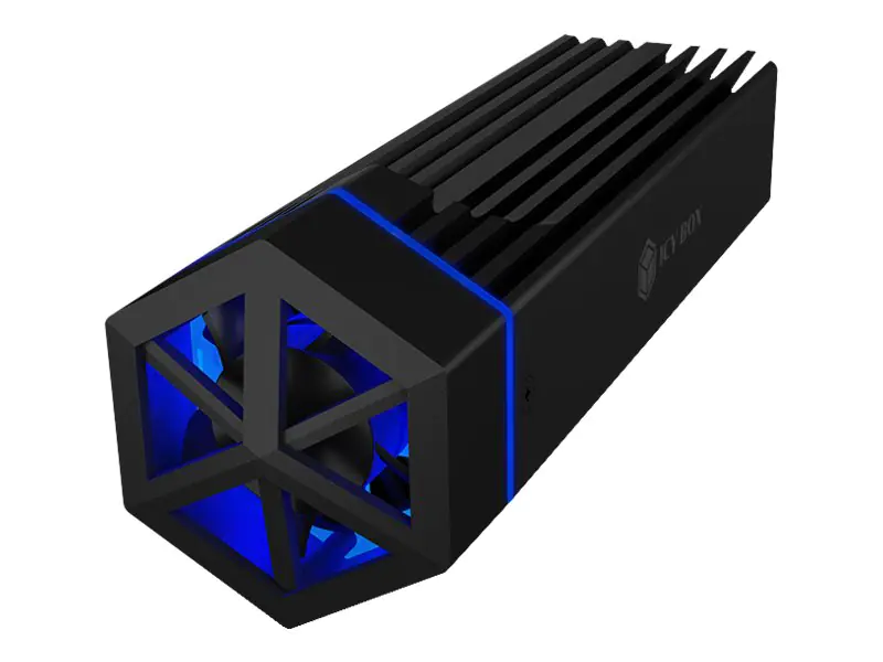 ICY BOX IB-1823MF-C31 - Speichergehäuse - M.2 - M.2 NVMe Card - USB 3.1 (Gen 2) - Schwarz