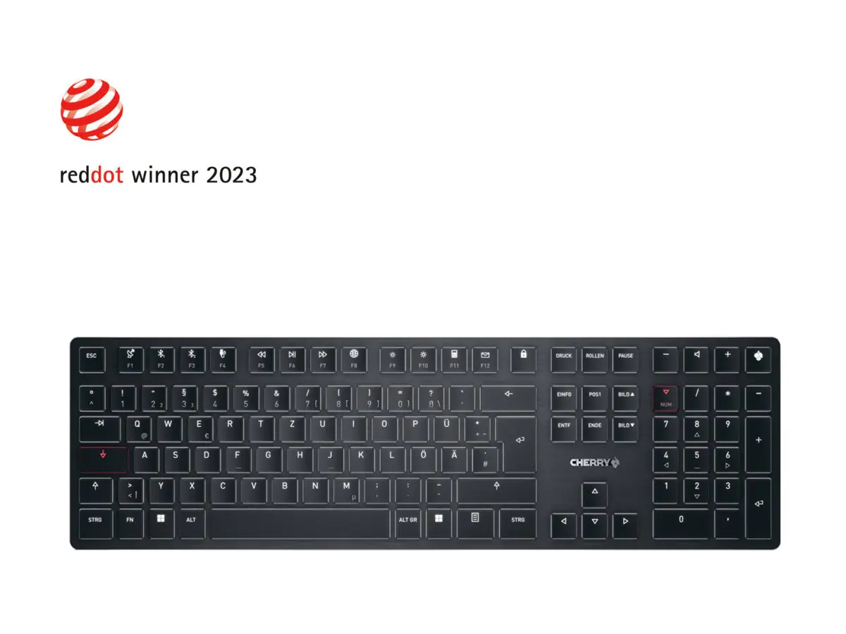 Cherry KW X ULP - Tastatur - hintergrundbeleuchtet G8U-27000LTBDE-2