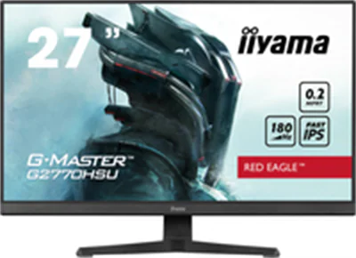 Iiyama G-MASTER Red Eagle G2770HSU-B6 - LED-Monitor - Gaming - 68.6 cm (27") - 1920 x 1080 Full HD (1080p) @ 180 Hz - Fast IPS - 300 cd/m² - 1000:1 - 0.2 ms - HDMI, DisplayPort - Lautsprecher - Schwarz, Matte Iiyama G-MASTER Red Eagle G2770HSU-B6 - LED-Monitor - Gaming - 68.6 cm (27") - 1920 x 1080 Full HD (1080p) @ 180 Hz - Fast IPS - 300 cd/m² - 1000:1 - 0.2 ms - HDMI, DisplayPort - Lautsprecher - Schwarz, Matte