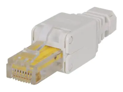 Intellinet Werkzeugloser RJ45-Stecker, RJ45-Modularstecker, kein Crimpwerkzeug benötigt - Netzwerkanschluss - RJ-45 (M) 790482