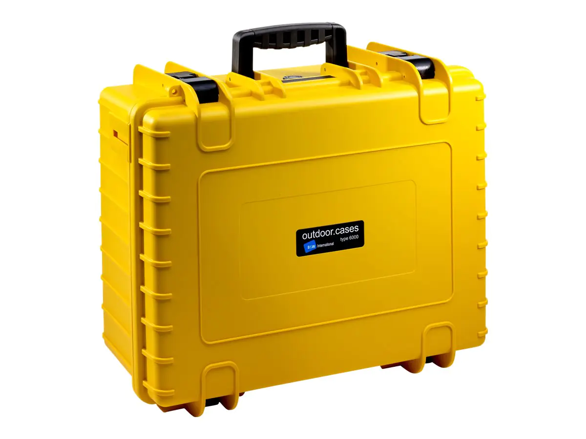 B&W outdoor.case Type 6000 - Hartschalentasche - Polypropylen - Gelb