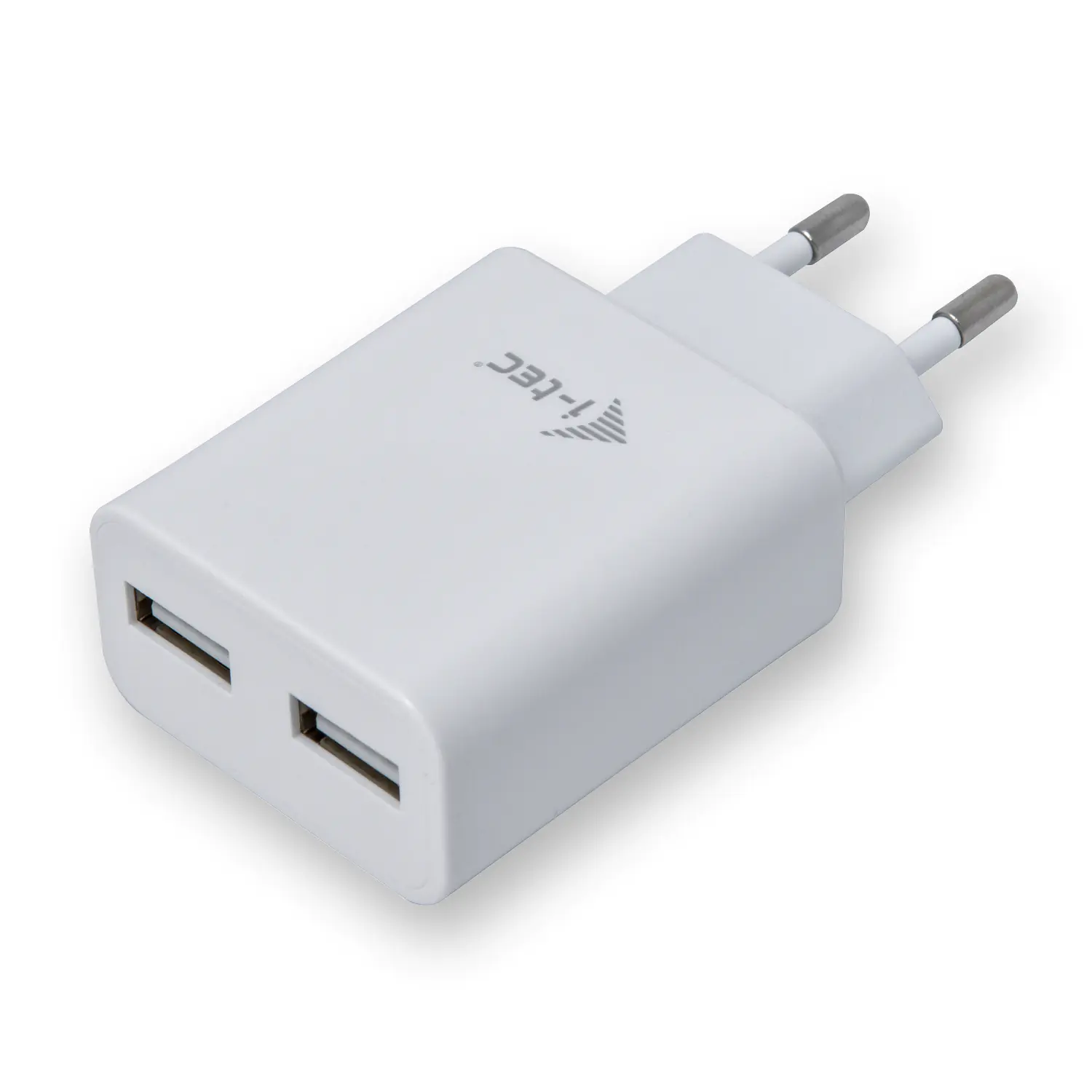 i-tec Netzteil - 2.4 A - 2 Ausgabeanschlussstellen (2 x USB) CHARGER2A4W
