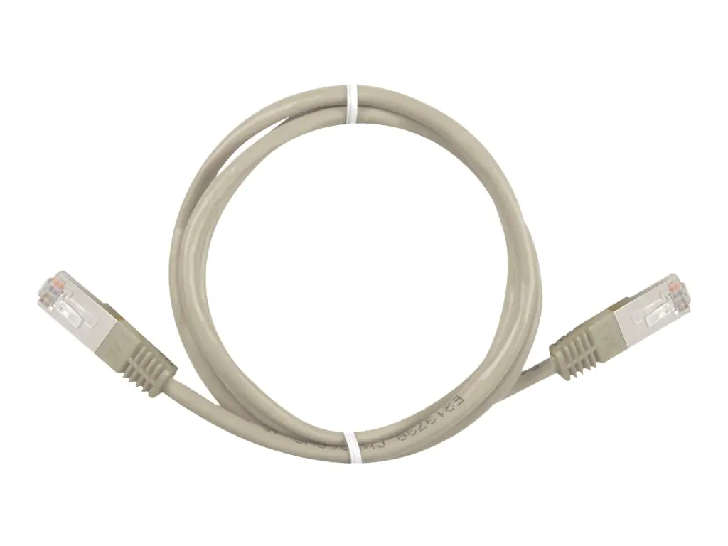 Sharkoon - Patch-Kabel - RJ-45 (M) zu RJ-45 (M) - 50 cm - SFTP - CAT 6 - Grau