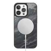 Woodcessories Back Cover Bumper MagSafe iPhone 14 Plus Camo Grau