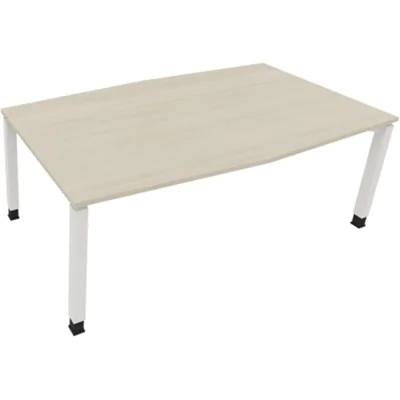 Bespr.ti. Tonneau Vierfuß Quadrat B2000xT1000/1100xH680-820 ws/Akazie Bespr.ti. Tonneau Vierfuß Quadrat B2000xT1000/1100xH680-820 ws/Akazie