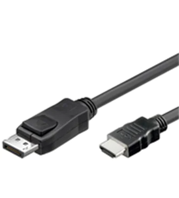 Good Connections DP-HDMI, 2 m, DisplayPort, HDMI Typ A (Standard), Männlich, Männlich, Schwarz