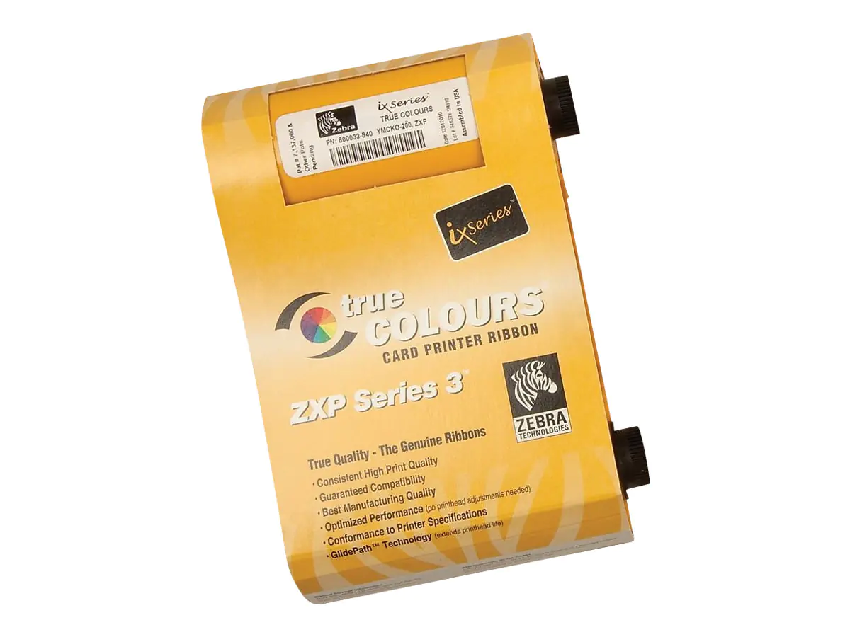 Zebra Farbband 800033-840 YMCKO ix Series 3 QuikCard ID Solution Zebra Farbband 800033-840 YMCKO ix Series 3 QuikCard ID Solution