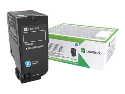 Lexmark Hohe Ergiebigkeit - Cyan - original 84C2HCE