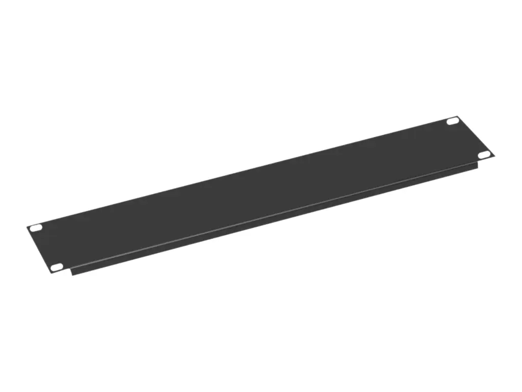 VALUE - Blindabdeckung - Schwarz, RAL 9005 - 2U - 48.3 cm (19")