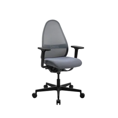 TOPSTAR Bürodrehstuhl SITNESS ART 43-52cm Synchronmechanik Rolle hart gebremst (für Teppichboden) Kunststoff grau TOPSTAR Bürodrehstuhl SITNESS ART 43-52cm Synchronmechanik Rolle hart gebremst (für Teppichboden) Kunststoff grau