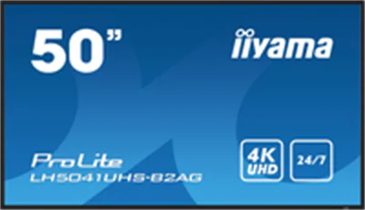 Iiyama ProLite LH5041UHS-B2AG - 125.7 cm (50") Diagonalklasse LCD-Display mit LED-Hintergrundbeleuchtung - Digital Signage - mit mit SoC Mediaplayer - 4K UHD (2160p) 3840 x 2160 - Schwarz, glänzend Iiyama ProLite LH5041UHS-B2AG - 125.7 cm (50") Diagonalklasse LCD-Display mit LED-Hintergrundbeleuchtung - Digital Signage - mit mit SoC Mediaplayer - 4K UHD (2160p) 3840 x 2160 - Schwarz, glänzend