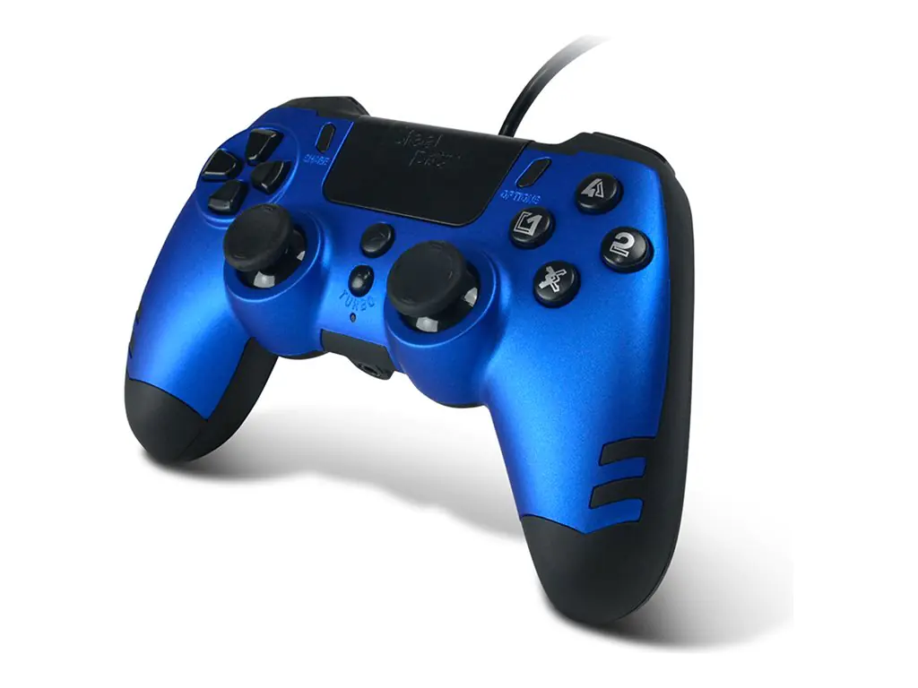 Steelplay Slim Pack - Game Pad - kabelgebunden - Saphirblau - für PC, Sony PlayStation 3, Sony PlayStation 4