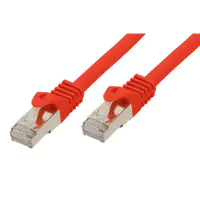 ShiverPeaks maximum connectivity Cat. 7, S/FTP, 10 m, 10 m, Cat7, S/FTP (S-STP), RJ-45, RJ-45, Rot 75520-R