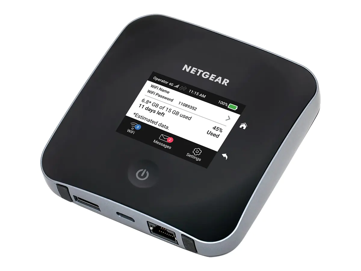 Netgear Nighthawk M2 Mobile Router - Mobiler Hotspot - 4G LTE Advanced - 1 Gbps - 1GbE, Wi-Fi 5