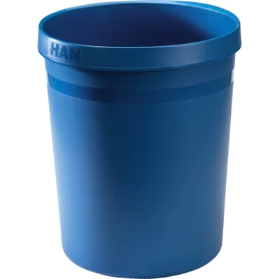 HAN Papierkorb GRIP KARMA 31,2 x 35 cm (Ø x H) 18l Kunststoff, 80-100 % Rezyklat Farbe: öko-blau 1 Sortierfach