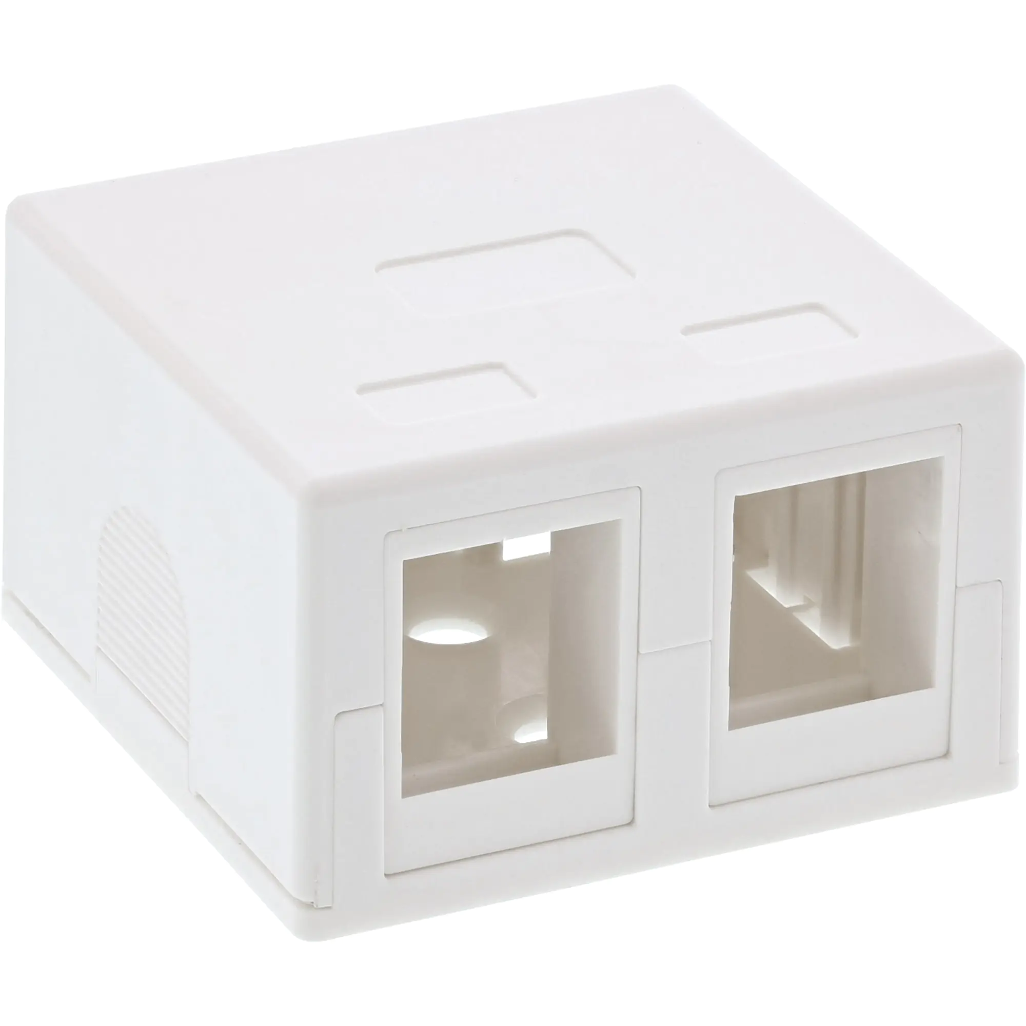 InLine - Installationskasten Netzwerkoberfläche - weiß - 2 Ports InLine - Installationskasten Netzwerkoberfläche - weiß - 2 Ports