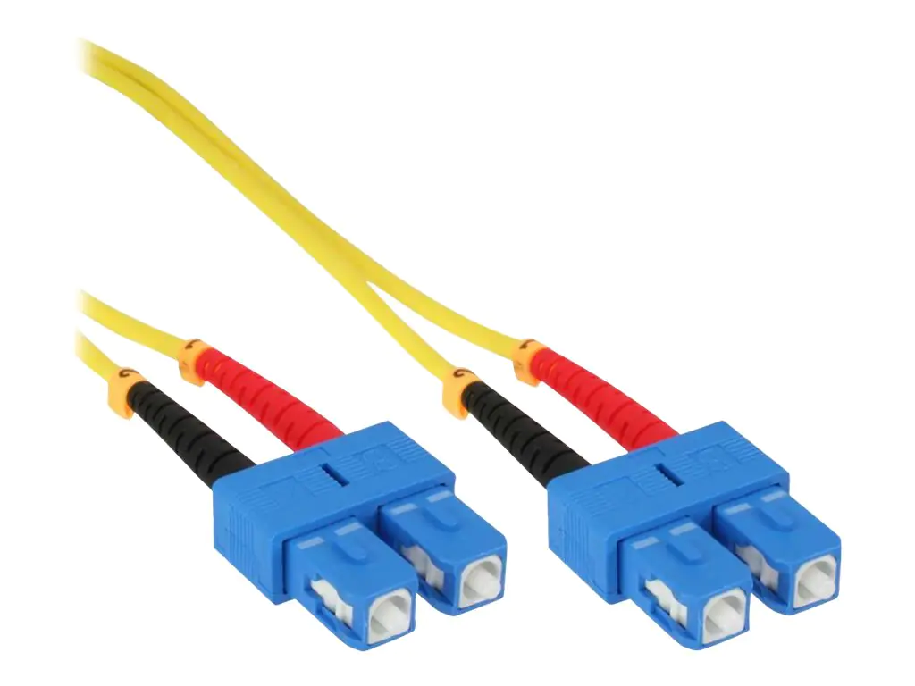 InLine - Netzwerkkabel - SC Single-Modus (S) zu SC Single-Modus (S) - 7.5 m - Glasfaser - 9/125 Mikrometer - OS2 - halogenfrei - Gelb InLine - Netzwerkkabel - SC Single-Modus (S) zu SC Single-Modus (S) - 7.5 m - Glasfaser - 9/125 Mikrometer - OS2 - halogenfrei - Gelb