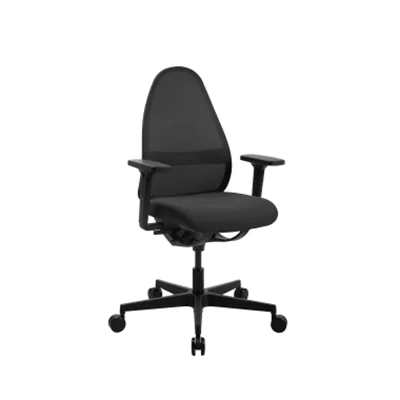 TOPSTAR Bürodrehstuhl SITNESS ART 43-52cm Synchronmechanik Rolle hart gebremst (für Teppichboden) Kunststoff schwarz TOPSTAR Bürodrehstuhl SITNESS ART 43-52cm Synchronmechanik Rolle hart gebremst (für Teppichboden) Kunststoff schwarz