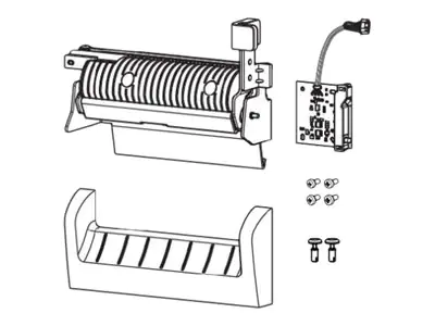 Zebra - Drucker: Etikettenspende-Option - für Zebra ZT111, ZT231