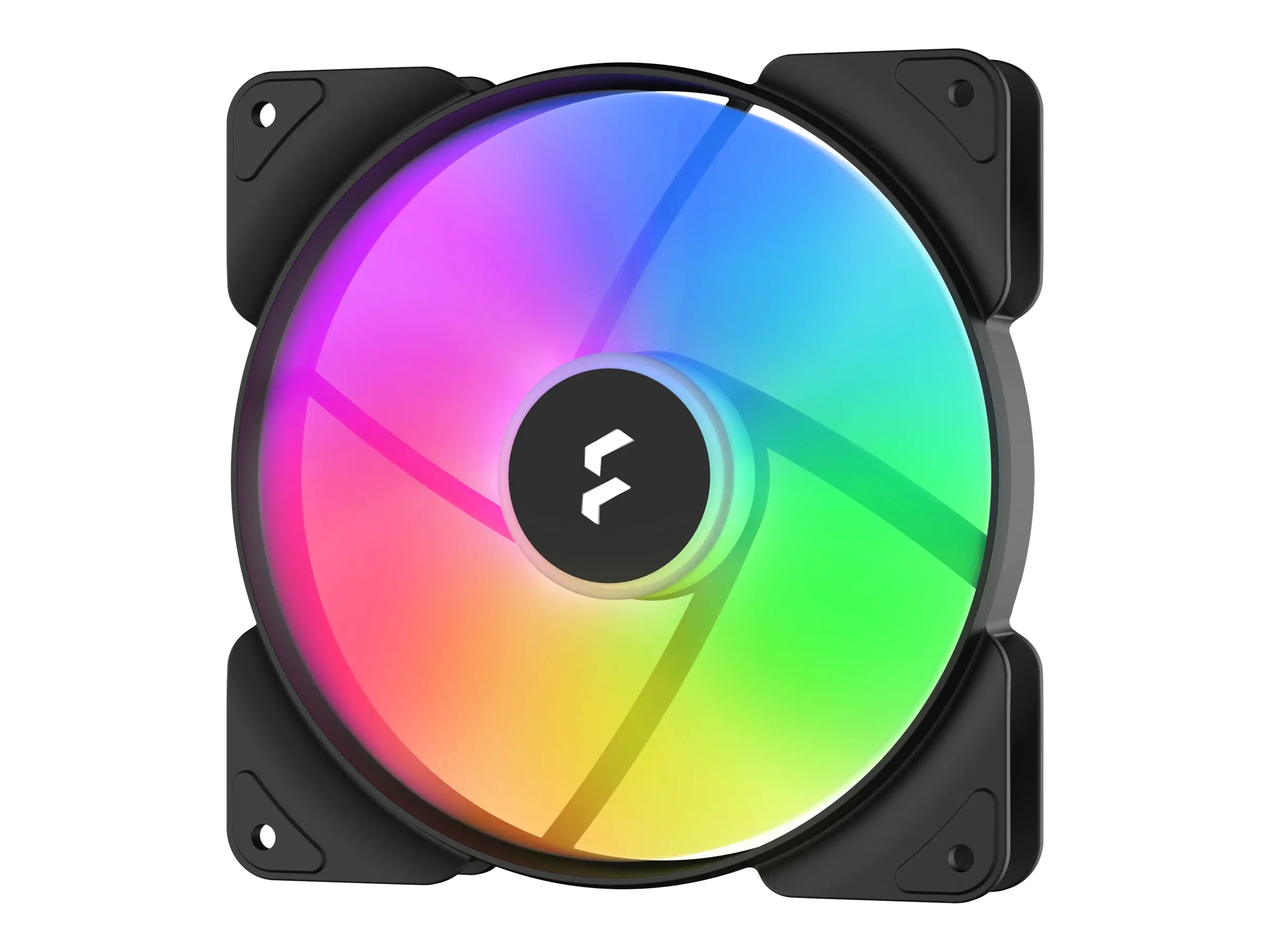 Fractal Design Aspect 14 RGB PWM - Gehäuselüfter - 140 mm - Schwarz (Packung mit 3)