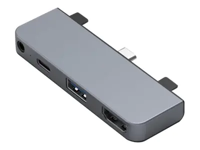 HyperDrive 4-in-1 Hub - Dockingstation - USB-C - HDMI - für Apple 10.9-inch iPad Air; 11-inch iPad Pro; 12.9-inch iPad Pro; iPad mini (6. Generation)