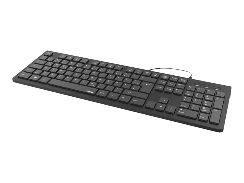 Hama "KC-200" - Tastatur - USB - Schwarz
