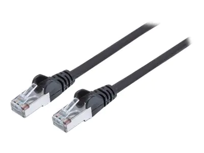 Intellinet Network Patch Cable, Cat7 Cable/Cat6A Plugs, 1.5m, Black, Copper, S/FTP, LSOH / LSZH, PVC, RJ45, Gold Plated Contacts, Snagless, Booted, Polybag - Patch-Kabel - RJ-45 (M) bis RJ-45 (M) - 1.5 m - SFTP - CAT 7 (Kabel) / CAT 6a (Anschlüsse) - halo Intellinet Network Patch Cable, Cat7 Cable/Cat6A Plugs, 1.5m, Black, Copper, S/FTP, LSOH / LSZH, PVC, RJ45, Gold Plated Contacts, Snagless, Booted, Polybag - Patch-Kabel - RJ-45 (M) bis RJ-45 (M) - 1.5 m - SFTP - CAT 7 (Kabel) / CAT 6a (Anschlüsse) - halo
