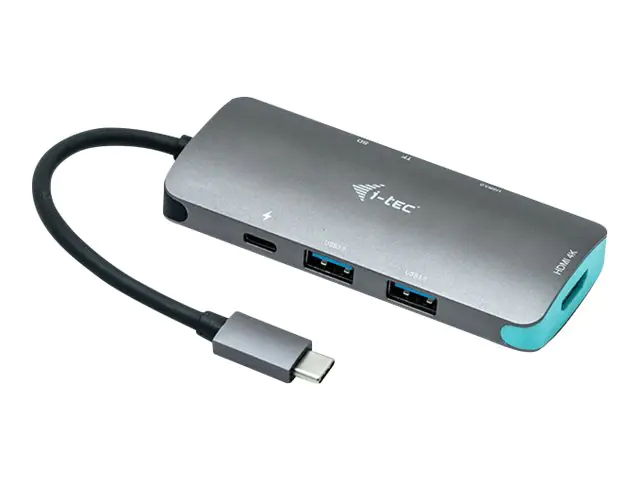 i-Tec USB-C Metal Nano Dock 4K HDMI + Power Delivery - Dockingstation - USB-C 3.1 - HDMI