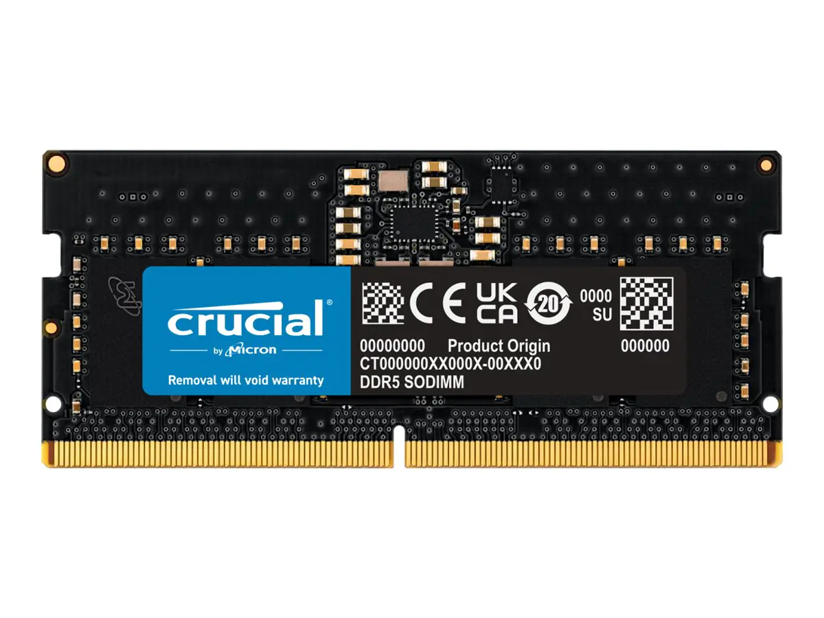 Crucial DDR5 - Modul - 8 GB - SO DIMM 262-PIN CT8G56C46S5