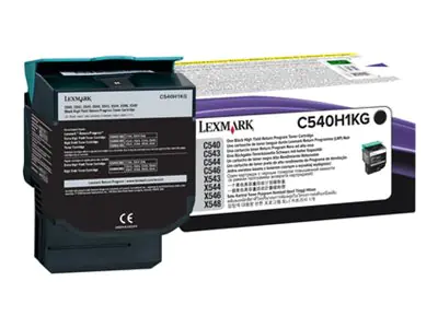 Lexmark Hohe Ergiebigkeit - Schwarz - original C540H1KG