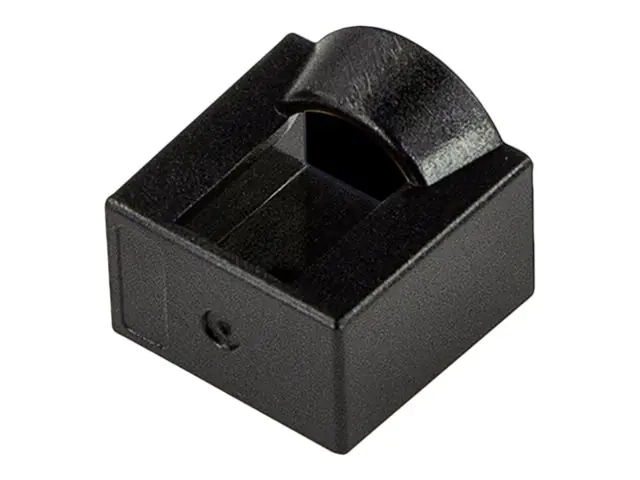 LogiLink Professional - Stecker-Schutzkappe - Schwarz (Packung mit 50) MP0062