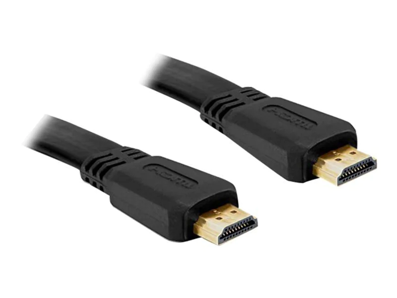 Delock High Speed HDMI with Ethernet - HDMI-Kabel mit Ethernet - HDMI männlich zu HDMI männlich - 2 m Delock High Speed HDMI with Ethernet - HDMI-Kabel mit Ethernet - HDMI männlich zu HDMI männlich - 2 m
