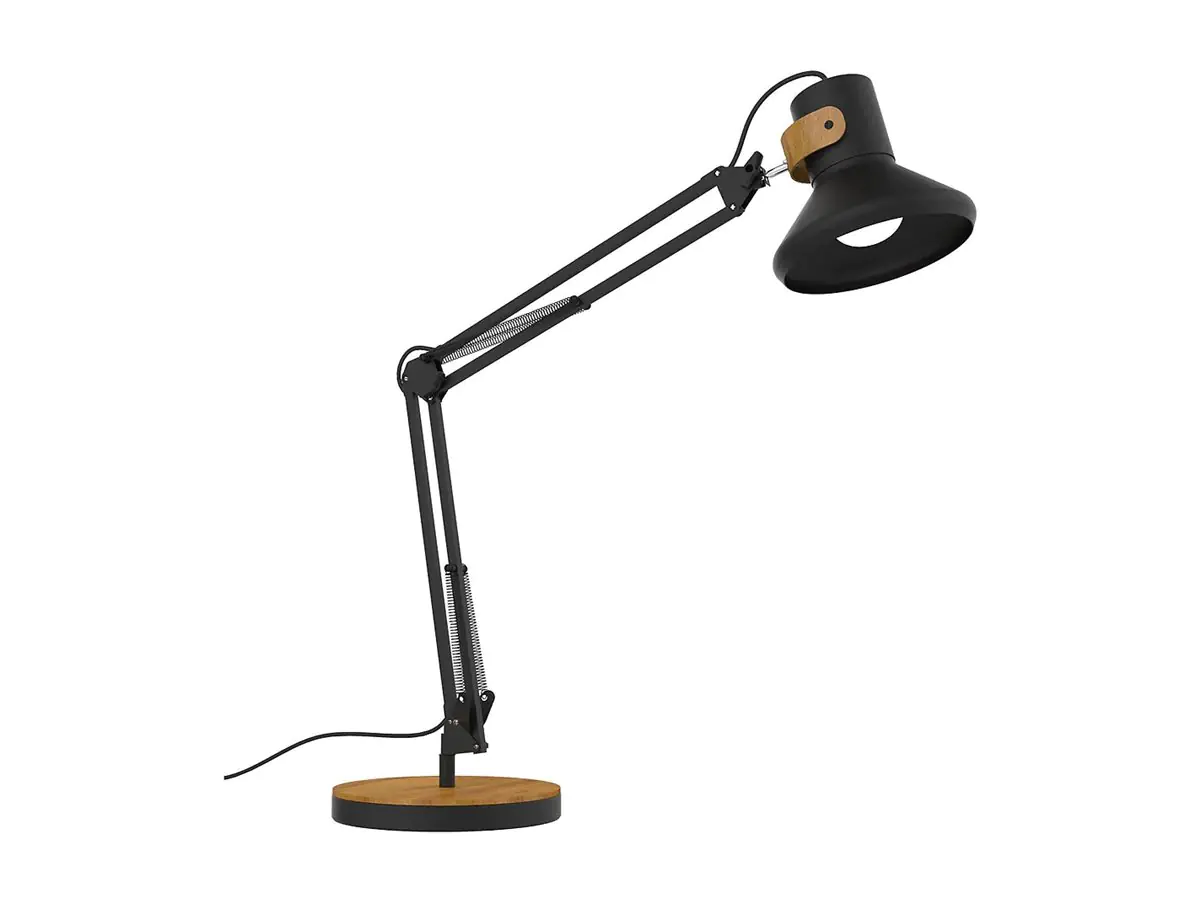 Unilux BAYA BAMBOO LED-Schreibtischlampe schwarz/bambus 12.6 W