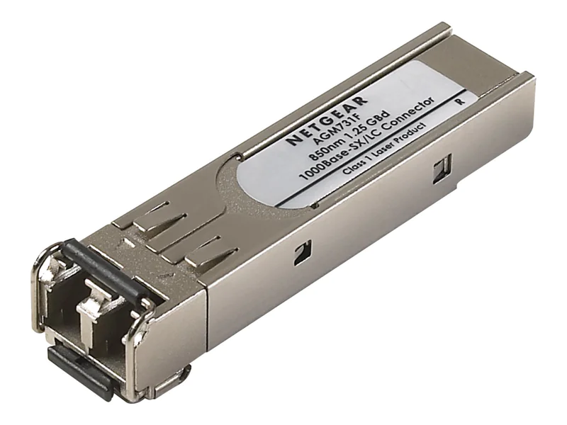 NETGEAR ProSafe AGM731F - SFP (Mini-GBIC)-Transceiver-Modul - 1GbE - 1000Base-SX - LC Multi-Mode - für NETGEAR M4300-28G-PoE+ NETGEAR ProSafe AGM731F - SFP (Mini-GBIC)-Transceiver-Modul - 1GbE - 1000Base-SX - LC Multi-Mode - für NETGEAR M4300-28G-PoE+