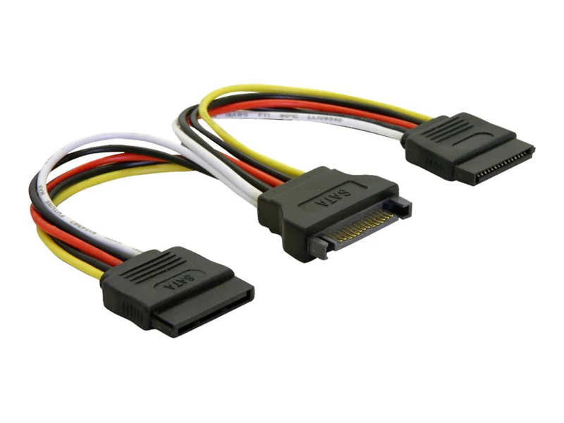 Delock - Stromkabel - SATA-Stromstecker (M) zu SATA-Stromstecker (W) - 15 cm - gerader Stecker - für Delock PCI Express Card Delock - Stromkabel - SATA-Stromstecker (M) zu SATA-Stromstecker (W) - 15 cm - gerader Stecker - für Delock PCI Express Card